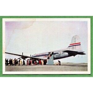 Vintage Postcard -United Airlines Age of Flight Mainliner - PC058
